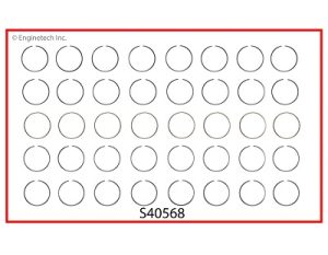 01-16 6.6L Duramax Piston Ring Set